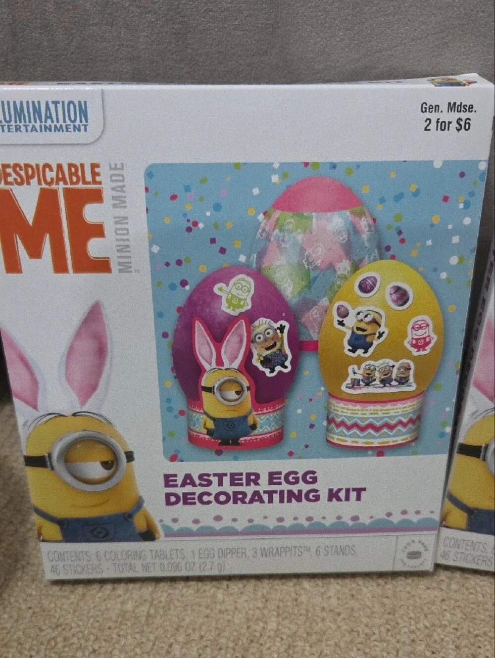 Despicable Me Easter Egg Decorating Kit & Pastel Egg Party Set - Multicolor